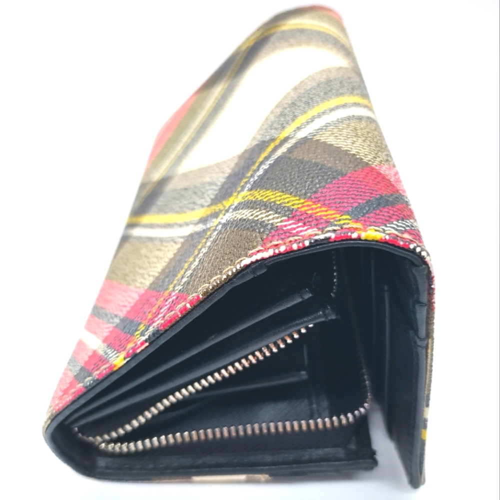 Vivienne Westwood Tartan Clutch Card Holder - Picture 3 of 9
